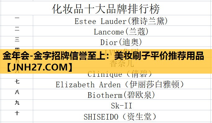 美妆刷子平价推荐用品